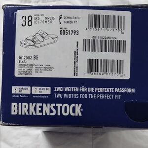 Women’s black Birkenstock sandals